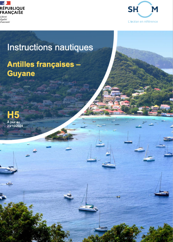 Instructions Nautiques H5 Antilles Françaises - Guyane