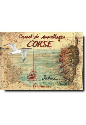 Carnet de mouillages Corse de Sabine Chautard Turtle Prod